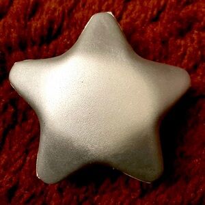 💕Hand Stress Silver Star Ball